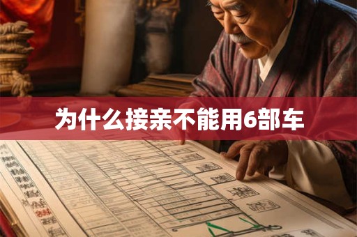 为什么接亲不能用6部车