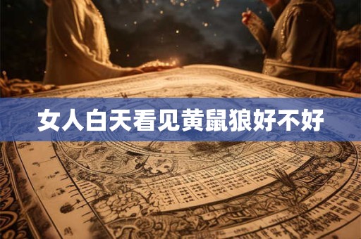 女人白天看见黄鼠狼好不好