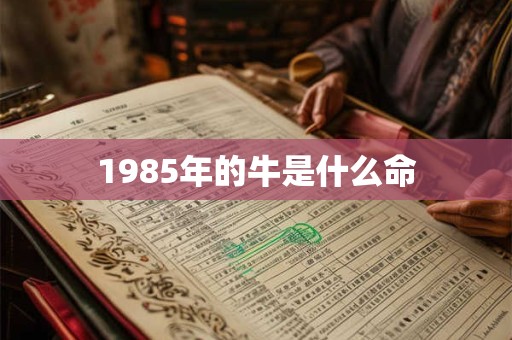 1985年的牛是什么命