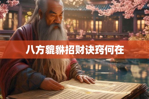 八方貔貅招财诀窍何在