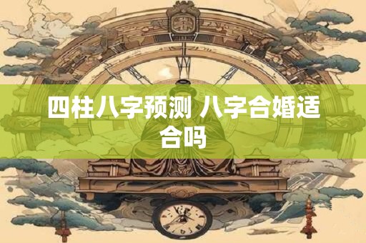 四柱八字预测 八字合婚适合吗