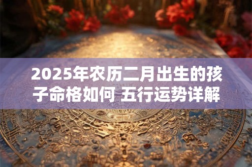 2025年农历二月出生的孩子命格如何 五行运势详解