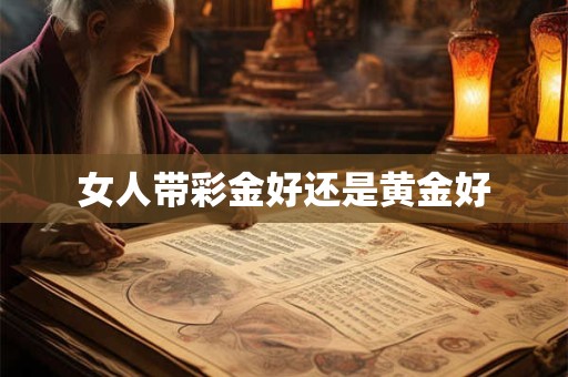 女人带彩金好还是黄金好