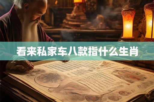 详细阅读:看来私家车八款指什么生肖 看来私家车八款指什么生肖