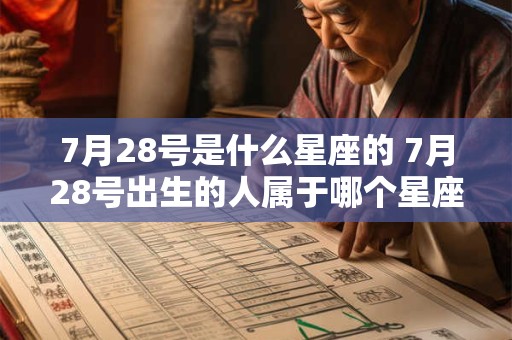7月28号是什么星座的 7月28号出生的人属于哪个星座 7月28号是什么星座的 7月28号出生的人属于哪个星座