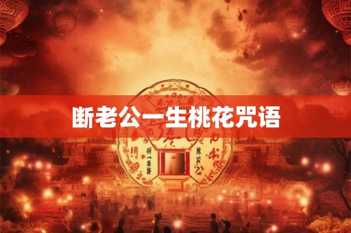 断老公一生桃花咒语