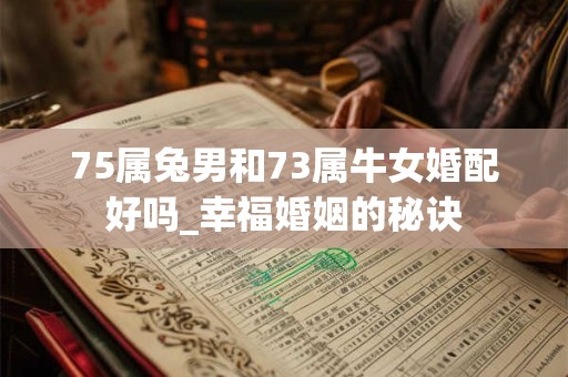 75属兔男和73属牛女婚配好吗_幸福婚姻的秘诀