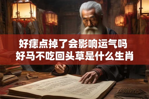 好痣点掉了会影响运气吗 好马不吃回头草是什么生肖