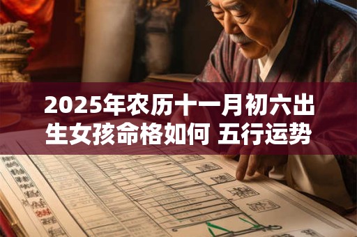 2025年农历十一月初六出生女孩命格如何 五行运势详解