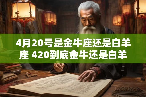 4月20号是金牛座还是白羊座 420到底金牛还是白羊