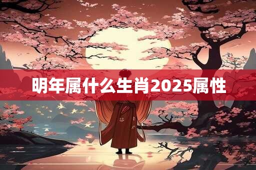明年属什么生肖2026属性