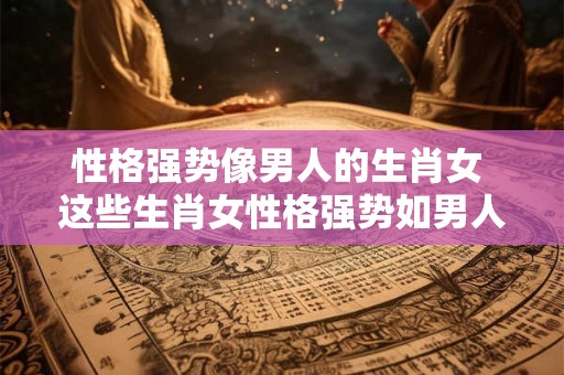 性格强势像男人的生肖女 这些生肖女性格强势如男人