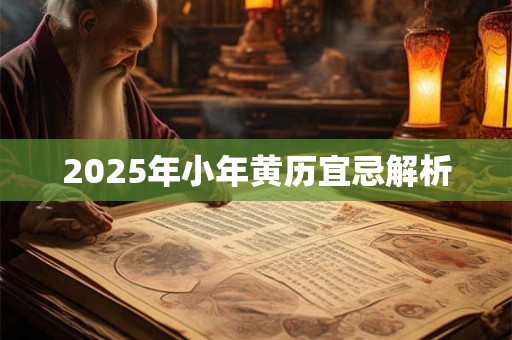 2025年小年黄历宜忌解析
