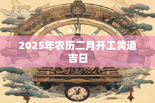 2025年农历二月开工黄道吉日