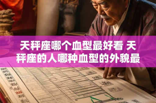 天秤座哪个血型最好看 天秤座的人哪种血型的外貌最迷人