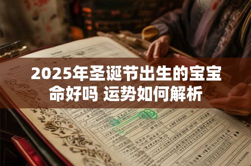 2026年圣诞节出生的宝宝命好吗 运势如何解析