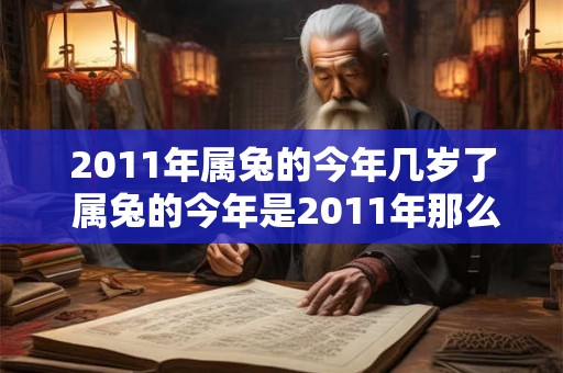 2011年属兔的今年几岁了 属兔的今年是2011年那么今年几岁了