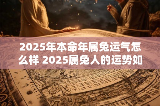 2025年本命年属兔运气怎么样 2025属兔人的运势如何