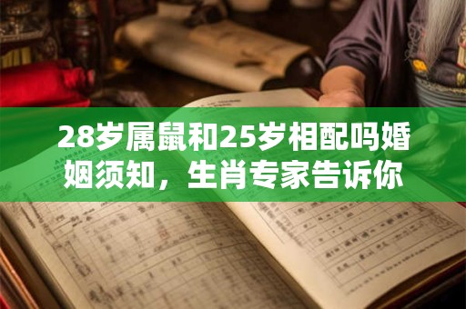 28岁属鼠和25岁相配吗婚姻须知,生肖专家告诉你 28岁属鼠和25岁相配吗婚姻须知,生肖专家告诉你