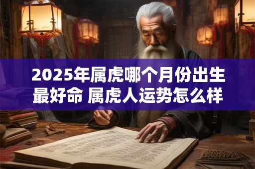 2025年属虎哪个月份出生最好命 属虎人运势怎么样