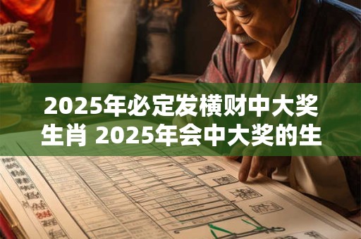 2025年必定发横财中大奖生肖 2025年会中大奖的生肖是