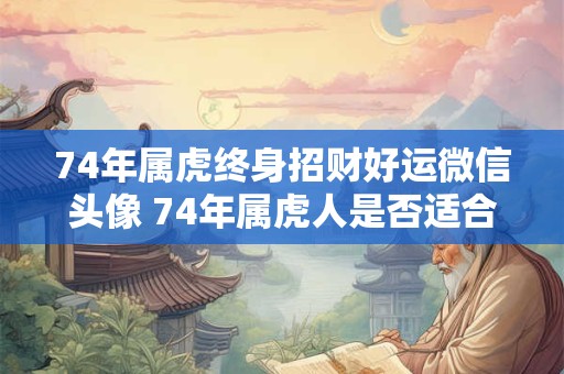 74年属虎终身招财好运微信头像 74年属虎人是否适合将招财好运微信头像