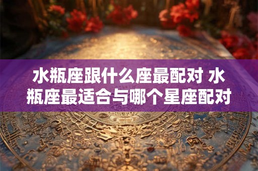 水瓶座跟什么座最配对 水瓶座最适合与哪个星座配对