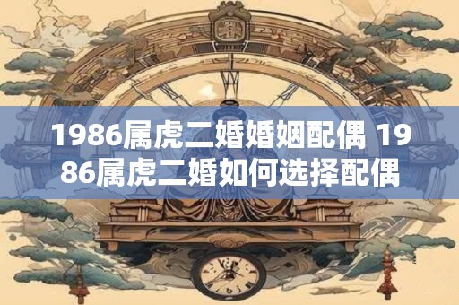 1986属虎二婚婚姻配偶 1986属虎二婚如何选择配偶