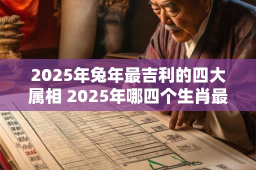 2025年兔年最吉利的四大属相 2025年哪四个生肖最为吉利