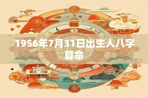 1956年7月31日出生人八字算命