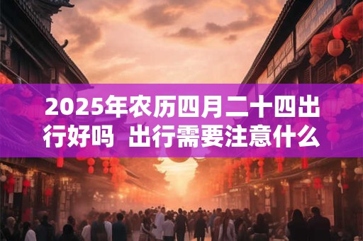 2025年农历四月二十四出行好吗  出行需要注意什么