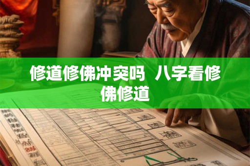 修道修佛冲突吗  八字看修佛修道