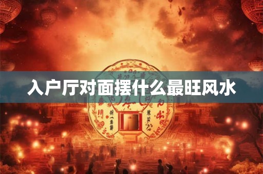 入户厅对面摆什么最旺风水