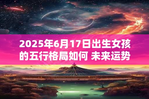 2025年6月17日出生女孩的五行格局如何 未来运势怎样发展