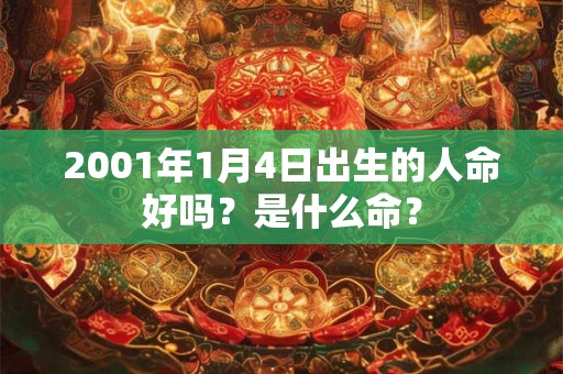 2001年1月4日出生的人命好吗？是什么命？