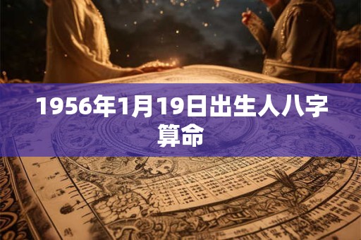 1956年1月19日出生人八字算命