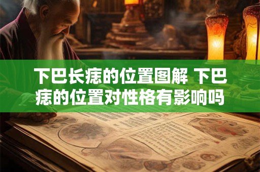 下巴长痣的位置图解 下巴痣的位置对性格有影响吗