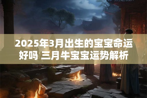 2025年3月出生的宝宝命运好吗 三月牛宝宝运势解析