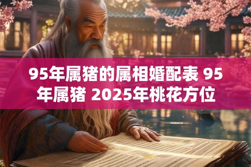 95年属猪的属相婚配表 95年属猪 2025年桃花方位