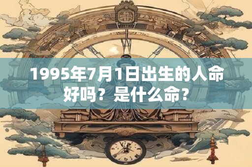 1995年7月1日出生的人命好吗？是什么命？