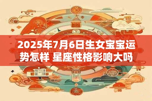 2025年7月6日生女宝宝运势怎样 星座性格影响大吗 2025年7月6日生女宝宝运势怎样 星座性格影响大吗