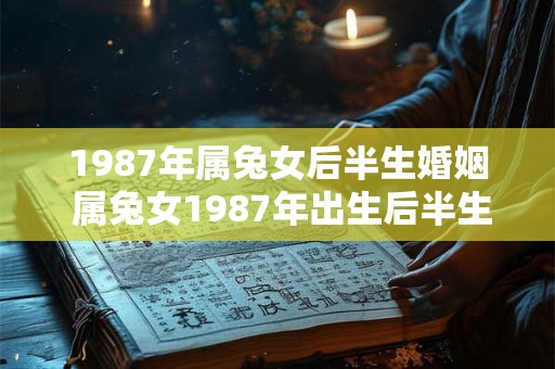 1987年属兔女后半生婚姻 属兔女1987年出生后半生的婚姻如何