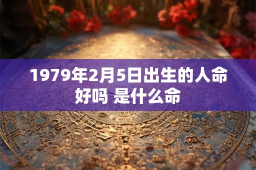 1979年2月5日出生的人命好吗 是什么命