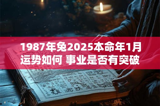 1987年兔2025本命年1月运势如何 事业是否有突破