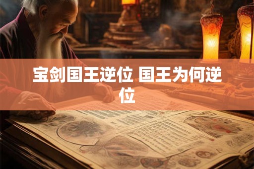 宝剑国王逆位 国王为何逆位