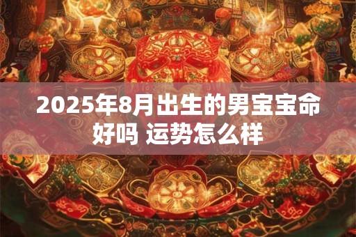 2025年8月出生的男宝宝命好吗 运势怎么样 2025年8月出生的男宝宝命好吗 运势怎么样