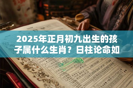 2025年正月初九出生的孩子属什么生肖？日柱论命如何？