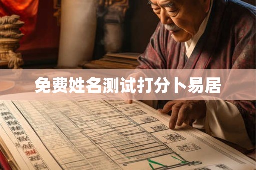 免费姓名测试打分卜易居