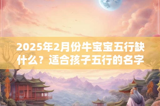2025年2月份牛宝宝五行缺什么？适合孩子五行的名字有哪些？