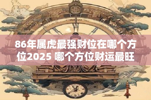 86年属虎最强财位在哪个方位2025 哪个方位财运最旺